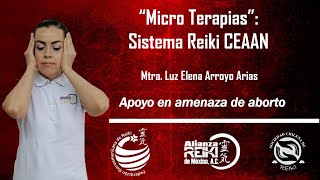 “APOYO REIKI EN AMENAZA DE ABORTO” Terapia rápida o quotMIcro Terapiaquot del Sistema Reiki CEAAN 4 [upl. by Ariaec844]