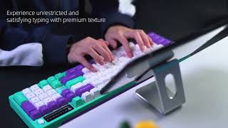 Machenike GK80 Keyboard  Unmatched Comfort and Precision with Gasket Mountwhatgeek [upl. by Gaspard]