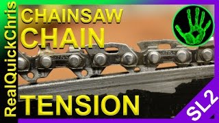 Are you making this mistake with your chainsaw chain tension [upl. by Elburt740]