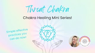 Throat Chakra Healing  Chakra Balancing Mini Series [upl. by Nuawed742]