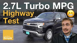 2023 Chevy Silverado 27 Turbo Highway MPG Test  Surprising Results [upl. by Ahsinirt130]