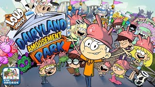 The Loud House Dairyland Amoosement Park  Fun with Lincoln and his Sisters Nickelodeon Games [upl. by Nueormahc]