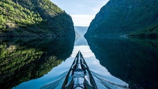 First Person POV Of Kayaking In Norway [upl. by Gnaig]