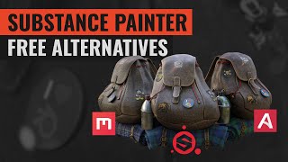 Free Substance Painter Alternatives  Armor Paint vs Quixel Mixer [upl. by Adnohsad]