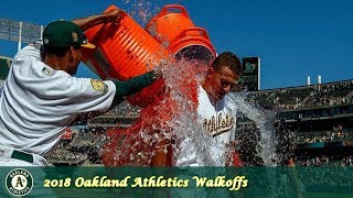 2018 Oakland Athletics Walkoffs [upl. by Aimekahs]