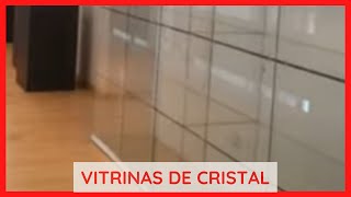 ✔️ Vitrinas de Cristal Pegadas con UVA en Madrid  Cristalium [upl. by Chapell]