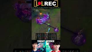 BLG Knight vs NIP Rookie  ORIANNA vs YONE Mid shorts leagueoflegends highlights knight rookie [upl. by Hcone175]