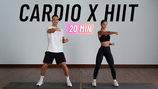 20 MIN CARDIO HIIT WORKOUT  ALL STANDING  Full Body No Equipment No Repeats [upl. by Udenihc]