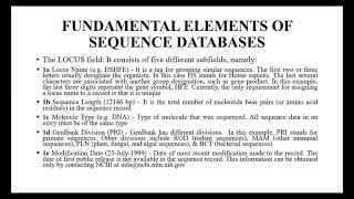 Lec2 Session 3 Bioinformatics [upl. by Fasa]