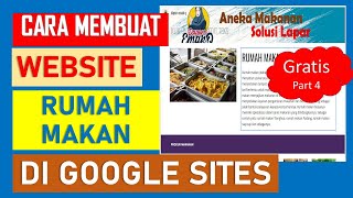 membuat website katalog produk makanan gratis  part 4 [upl. by Wun69]