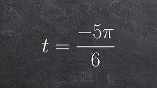 Learning to determine the point on the unit circle by sketching the angle [upl. by Fabria]