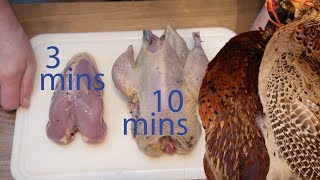 How to Quickly Pluck and Dress Pheasant [upl. by Jaimie]