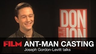 Joseph GordonLevitt Responds To AntMan Rumours [upl. by Oinotnas308]