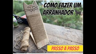 DIY COMO FAZER UM ARRANHADOR PARA GATOS  FAÇA VOCÊ MESMO [upl. by Rabbi]