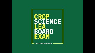 CROP SCIENCE LEA REVIEWER 100 QampA with voiceover [upl. by Arteid]