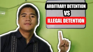 ARBITRARY DETENTION VS ILLEGAL DETENTION  CRIMINOLOGIST LICENSURE EXAMINATION [upl. by Susie]