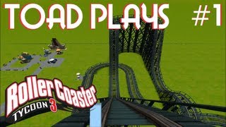 Roller Coaster Tycoon 3  Part 1  Starting the Park [upl. by Maddox]