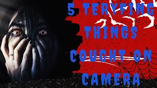 5 Terrifying Things Caught on Camera 😱 [upl. by Gerianna]