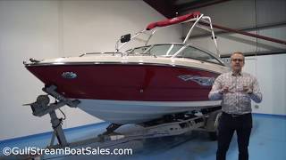 Monterey 204FS with Mercruiser 43L MPI 220HP  Review and Water Test by GulfStream Boat Sales [upl. by Pillihpnhoj]