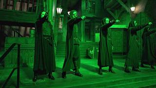 Death Eaters In Diagon Alley  Universal Studios Orlando Halloween Horror Nights 33 [upl. by Grose]