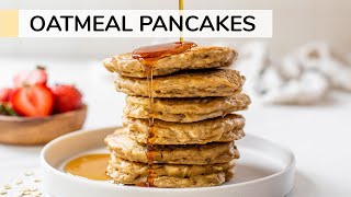 OATMEAL PANCAKES  healthy recipe without banana [upl. by Yorgos]