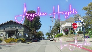 Angelino Heights in Los Angeles California Driving Tour 4K [upl. by Sadoff441]