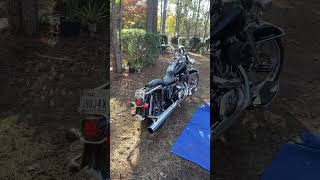 Brock’s 2 into 1 95” Road King sound clip [upl. by Ahtar]