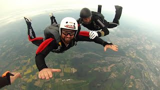 Der Traum vom Fliegen  Anfänger in der AFF Ausbildung bei FSZ Saar  Fallschirmspringen  Skydiving [upl. by Sulihpoeht]