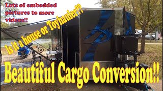 Incredible Cargo Trailer Conversion BEAUTIFUL [upl. by Nialb]