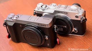 Panasonic GX80  GX85 vs Olympus Pen F  5axis stabilization comparison [upl. by Animsaj571]