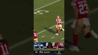 Christian McCaffrey’s Explosive 73Yard Run vs Seahawks [upl. by Eniotna]