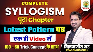 Complete Syllogism Reasoning  Latest Questions  All Concepts and Short Tricks  By Vikramjeet Sir [upl. by Rudie]