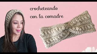 TEJE HERMOSA DIADEMA O VALERINA A CROCCHET [upl. by Cirded]