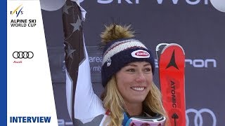 Mikaela Shiffrin  quotI preferred to avoid risksquot  Ladies Slalom  Spindleruv  FIS Alpine [upl. by Onaicilef621]