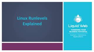 Linux Runlevels Explained [upl. by Vashti]