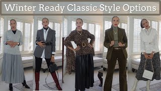 How To Dress For Winter  Mango Chicos Banana Republic Talbots [upl. by Iggie]