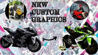 R15v3 New Graphic Installation  Custom Wrapping  R15 v3 Modification [upl. by Lednyk523]