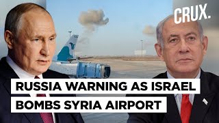 Syria quotDownsquot Israeli Missiles As Damascus Airport Hit Month After Airstrike Knocked It Out [upl. by Donoho474]