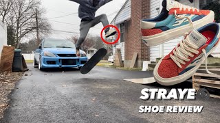 31 year old REVIEWS STRAYE®️ skateboard shoes for the first time  HONEST OPINION [upl. by Ejroj411]