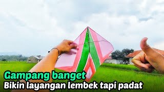 suka layangan lembek tapi di tarik padat begini caranya [upl. by Anel]