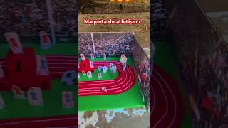 maqueta actividadfisica deporte atletismo viralvideo [upl. by Rooker]