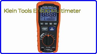 REVIEW 2024 Klein Tools ET600 Multimeter ESSENTIAL details [upl. by Allred]