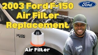 How to Replace the Air Filter on a 2003 Ford F150 [upl. by Esmaria330]