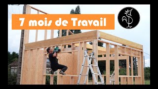 Timelapse  construction dune tiny house de 20m2 [upl. by Amsab]