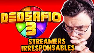 ELDED SE QUEJA DE LOS STREAMERS IRRESPONSABLES EN DEDSAFIO MINECRAFT 3 [upl. by Ahsertal]