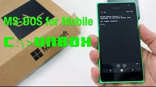 MSDOS for Mobile  Unboxing and Setup [upl. by Scot]