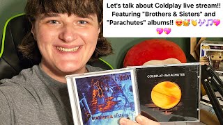 Lets talk about Coldplay live stream Featuring album unboxings and reviews  xoxoxo [upl. by Akenna]