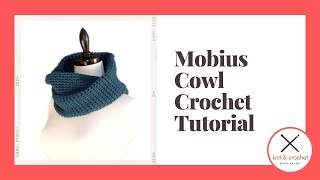 One Skein Mobius Cowl Free Crochet Pattern Workshop  Easy and Fast Crochet Gift Project [upl. by Minne]