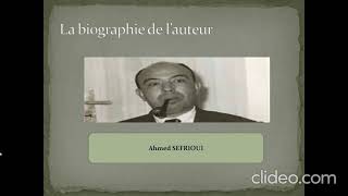 La Biographie dAhmed Sefrioui [upl. by Nerin]