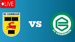 Cambuur Leeuwarden U21 VS FC Groningen Reserves live football score result goals update today [upl. by Dukie]